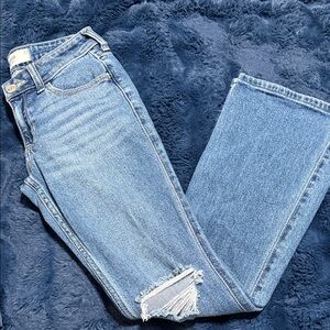 Hollister Light Blue Straight Leg Jeans